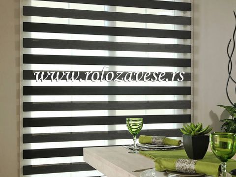 Luksuzne zebra zavese vam nudimo u preko pedeset različitih modela za vaš stambeni ili poslovni prostor.