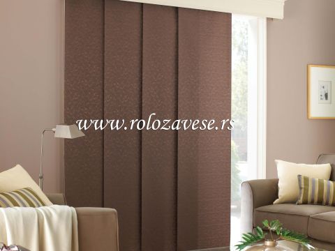 Postoji mnogo različitih modela braon platna koji su odlično rešenje za sve modele panel zavesa.