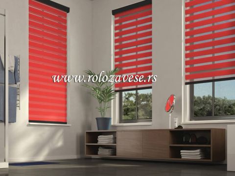 Ukoliko želite da vaša prostorija bude drugačije, savetujemo da uzmete zebra platno sa crnom maskom.