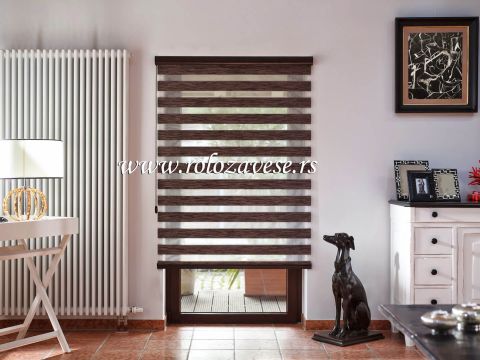 U našoj ponudi su zebra platna koja imaju drveni dizajn i koja su dostupna u više različitih boja.