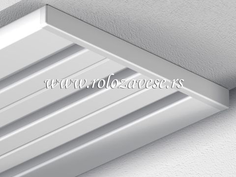 Garnišne sa tri kanala se kupuju ukoliko želite da zakačite više različitih modela zavesa ili draperija.