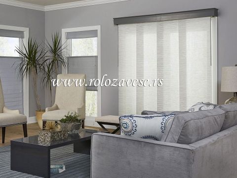 Postoji mogućnost kupovine sistema od četiri kanala za panel zavese. Svaki mehanizam se pravi po tačnim merama.