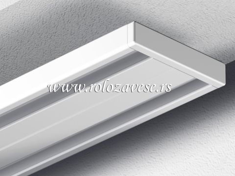 Garnišne sa dva kanala su popularne za kačenje zavesa i draperija istovremeno.