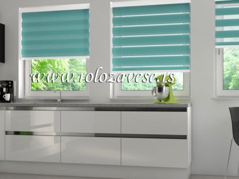 Svaki mehanizam zebra zavese možete podesiti da stoji u nekoj od tri različite pozicije.