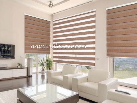 U našoj ponudi su blackout modeli zebra zavesa koji sprečavaju svetlosti da uđe u vašu prostoriju.